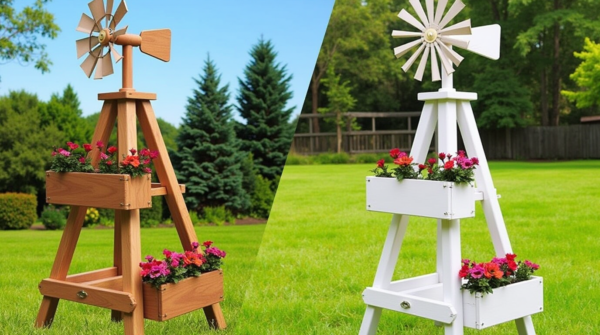 DIY Decorative Windmill Planter Plans - Image 4